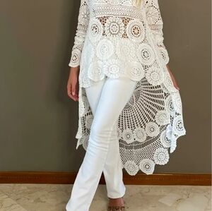 Boho Floral Elegant Cover Up Size M